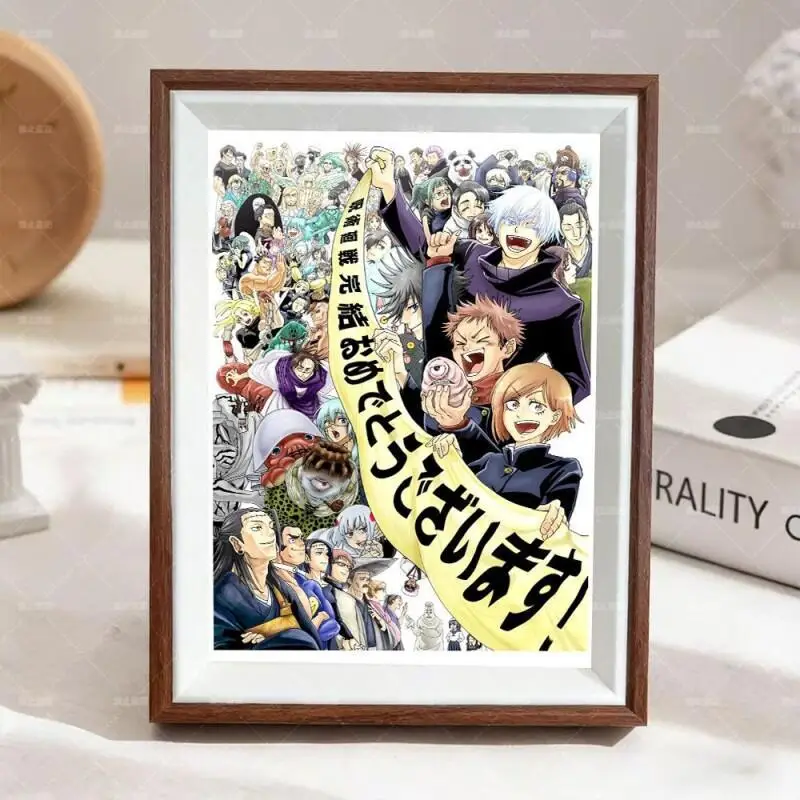 Jujutsu Kaisen Gojo Satoru Anime Group Photo Frame New Acrylic for Anime Fans Desk Display and Room Decoration Perfect Gift Idea - Image 6