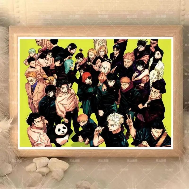 Jujutsu Kaisen Gojo Satoru Anime Group Photo Frame New Acrylic for Anime Fans Desk Display and Room Decoration Perfect Gift Idea - Image 3
