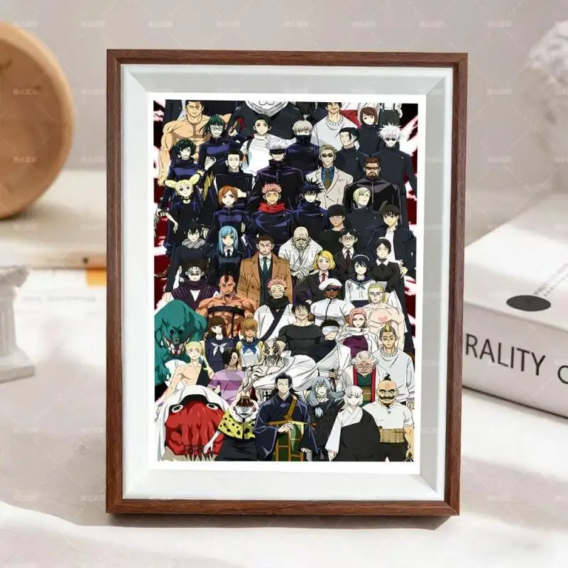 Jujutsu Kaisen Gojo Satoru Anime Group Photo Frame New Acrylic for Anime Fans Desk Display and Room Decoration Perfect Gift Idea - Image 2