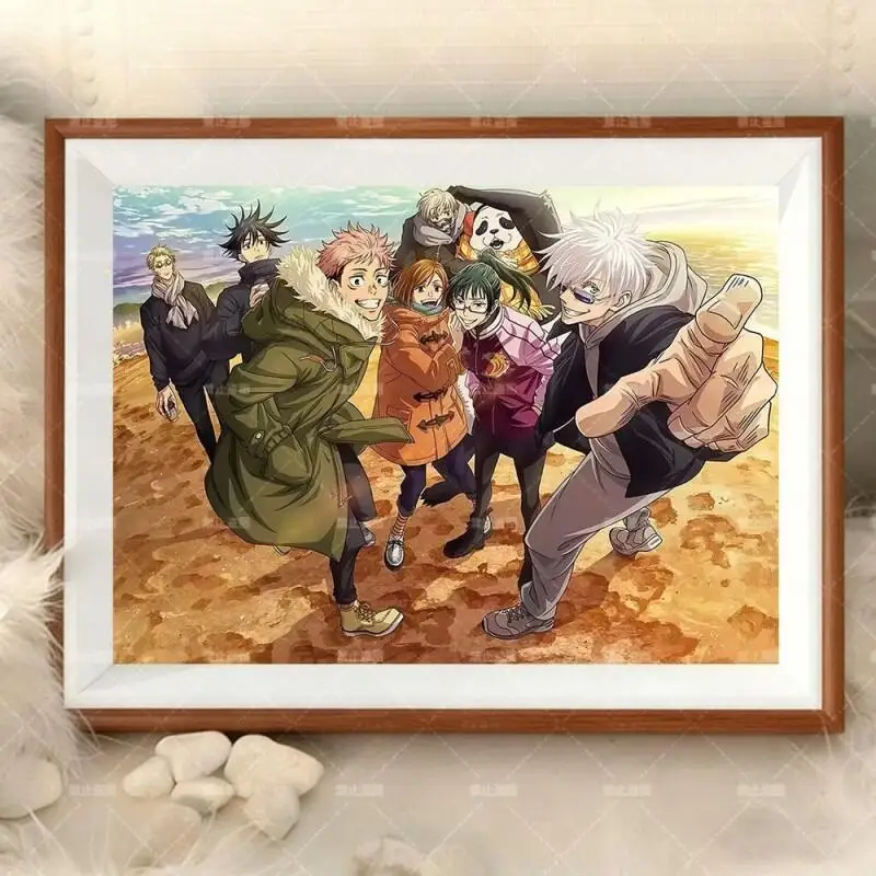 Jujutsu Kaisen Gojo Satoru Anime Group Photo Frame New Acrylic for Anime Fans Desk Display and Room Decoration Perfect Gift Idea - Image 4