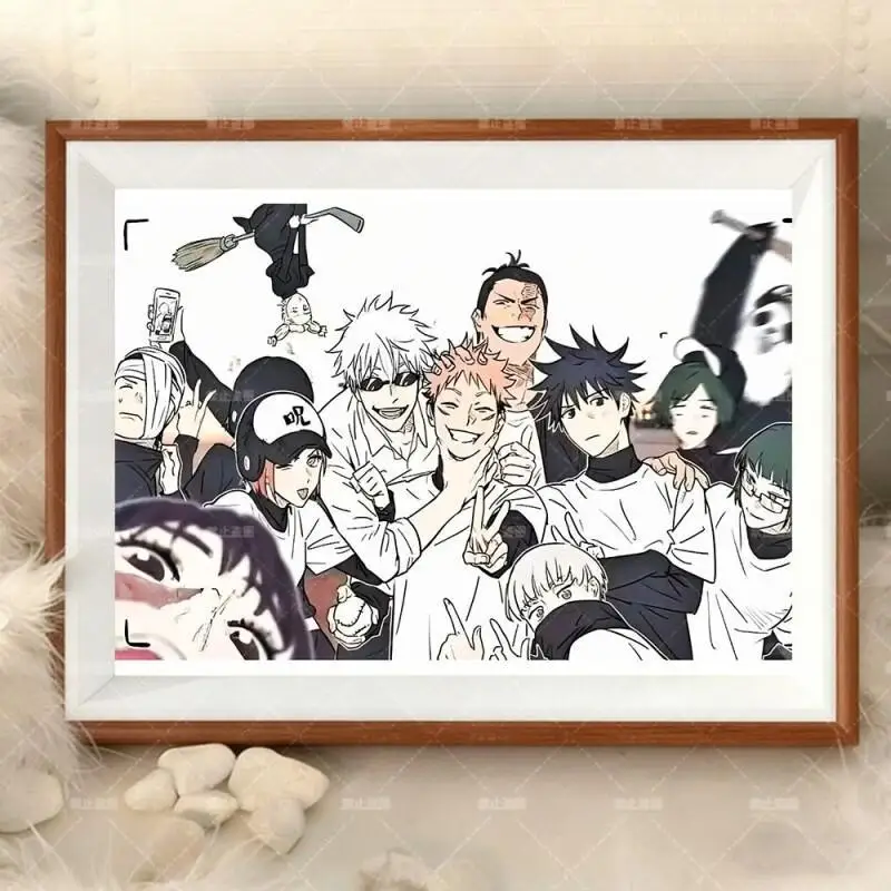 Jujutsu Kaisen Gojo Satoru Anime Group Photo Frame New Acrylic for Anime Fans Desk Display and Room Decoration Perfect Gift Idea - Image 5