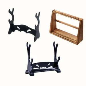 Katana Stand Samurai Sword Display Rack Small Sword Stand Sword Hanger Japanese Sword Storage Rack Wooden Sword Stand