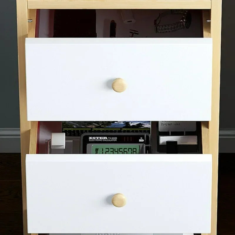 Wooden Mini Bedside Table Luxury Drawer Living Room Nightstands Modern Simplicity Narrow Storage night tables Home Furniture - Image 5